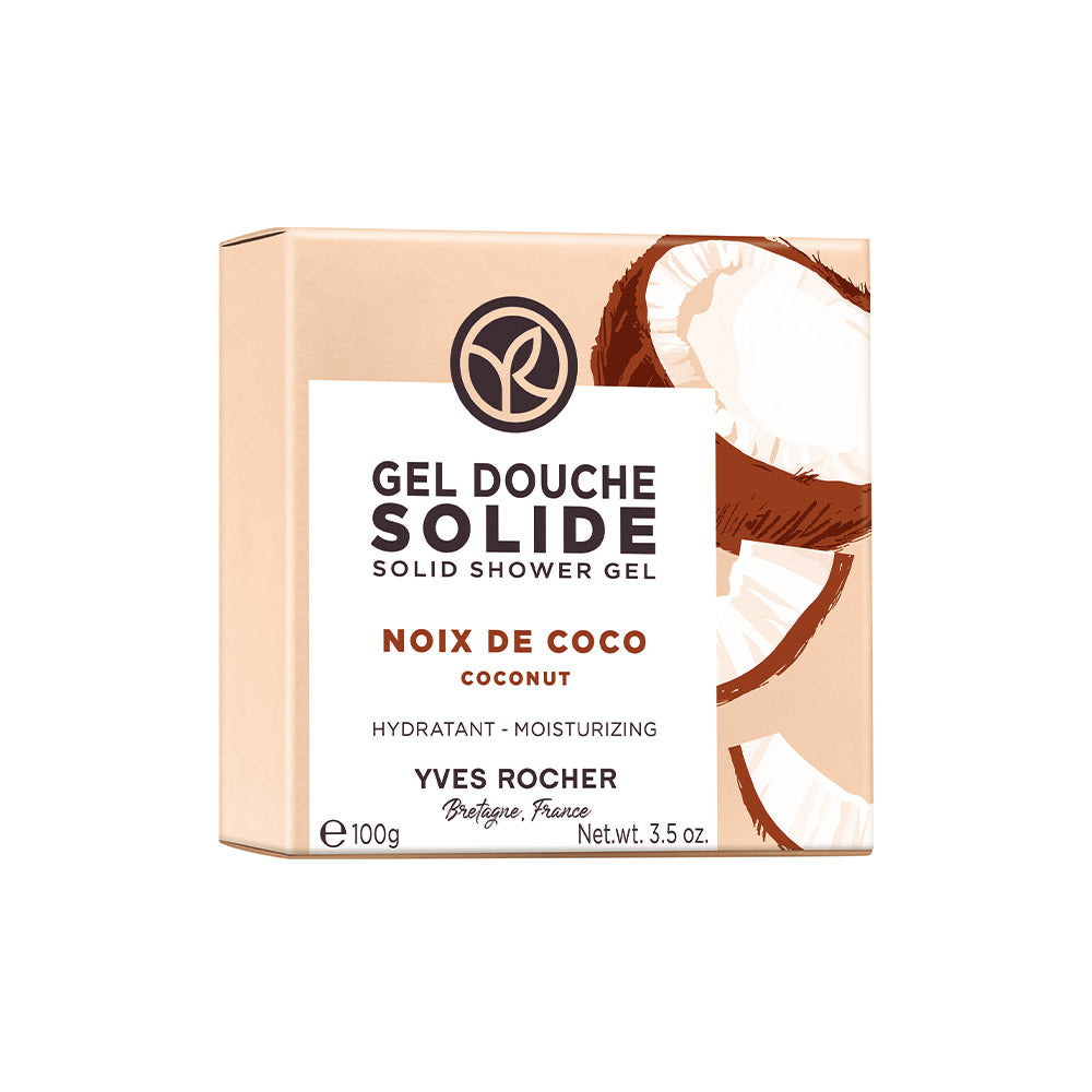 Увлажняющий Твердый Гель для Душа «Кокосовый Орех», 100 г