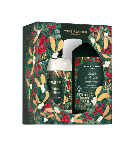 Подарочный набор «Зимние ягоды»: туалетная вода и парфюмированный гель для душа