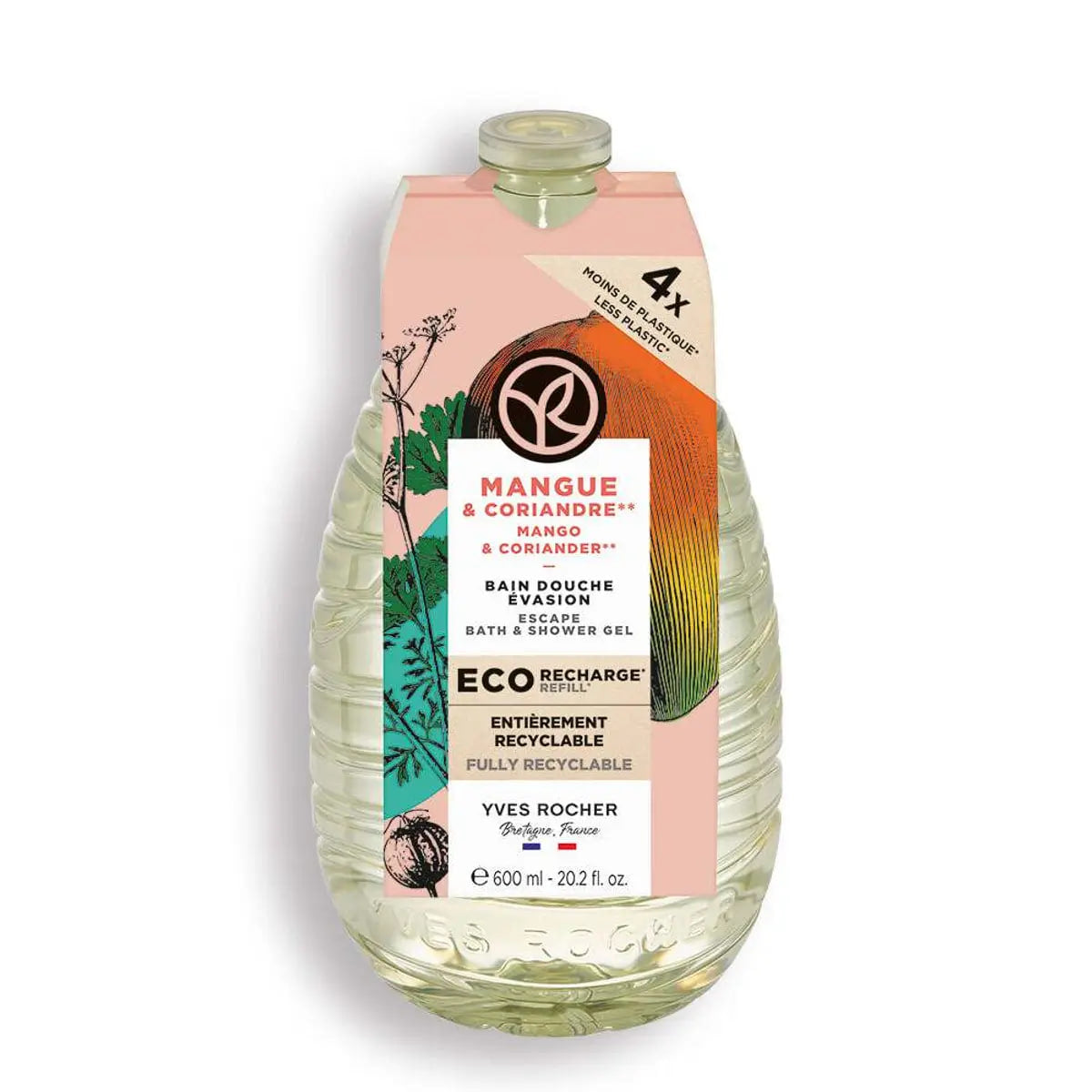 Eco Refill- Гель для Душа и Ванны «Манго & Кориандр», 600 м