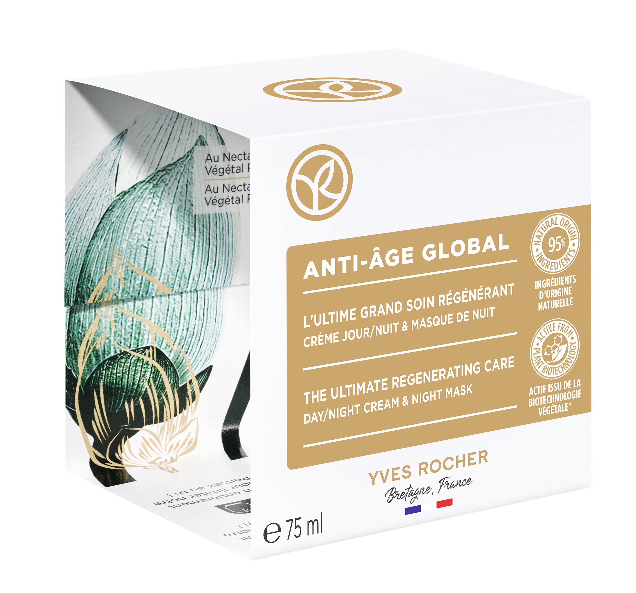 Anti-Age Global- Комплексный Регенерирующий Дневной/Ночной Крем и Ночная Маска 75 мл