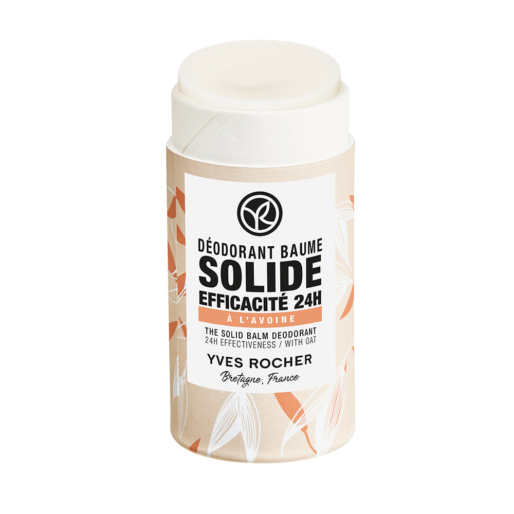 Твердый дезодорант-бальзам 24 часа с экстрактом овса, 50 гр