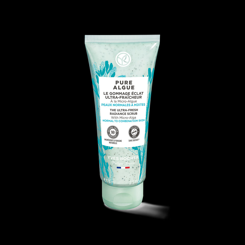 Ультраосвежающий Гоммаж для Сияния Кожи с Микроводорослями 75 мл