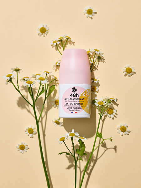 Дезодорант-Антиперспирант 48Ч с Ромашкой из Бретани, Франции, 50 мл