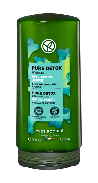 Кондиционер ЧИСТЫЙ ДЕТОКС очищение и питание - Для всех типов волос, 200 мл.