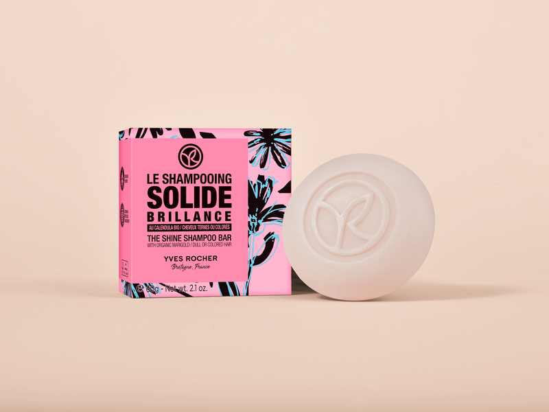 Твердый Шампунь Блеск для Волос с Календулой БИО