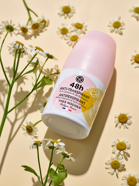 Дезодорант-Антиперспирант 48 часов с Ромашкой из Бретани, Франции, 50 мл