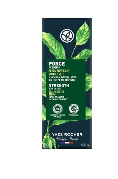 Укрепляющая Сыворотка-Бустер для Кожи Головы с Женьшенем - Для ослабленных и лишенных плотности волос, 75мл.