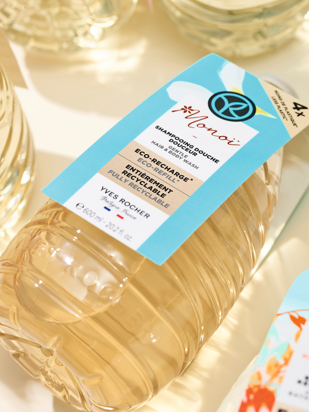 Monoi Eco Refill Сменный гель- шампунь для волос и тела - 600 мл