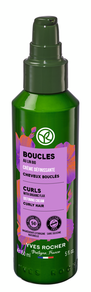 Текстурирующий Крем УПРУГИЕ ЛОКОНЫ с Льном БИО - Для вьющихся волос, 150мл.